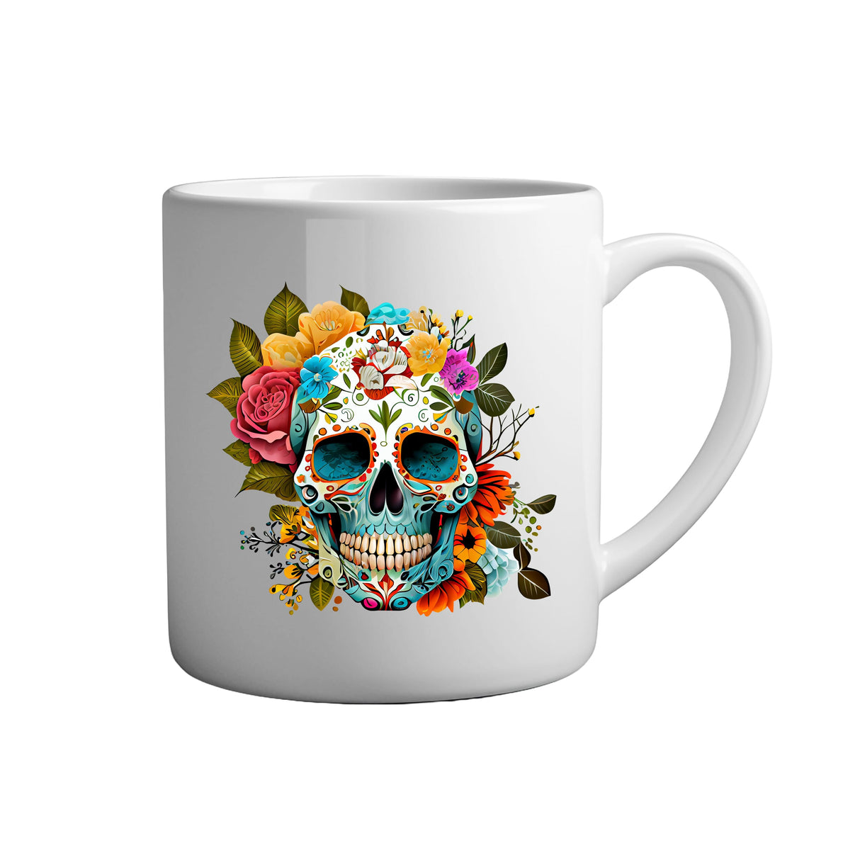 Tassen mit Sprüchen Skull v2 weiße Keramik Tasse