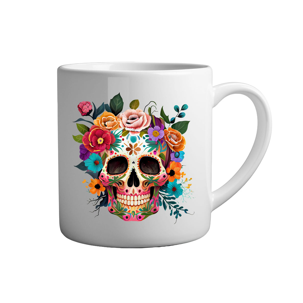 Tassen mit Sprüchen Skull v4 weiße Keramik Tasse