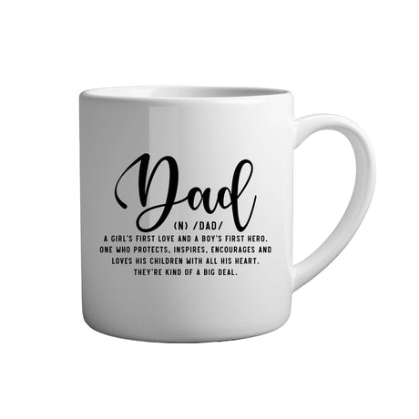 Tasse - Dad a girl's first love and a boy's first hero - Tassenfuchs.de
