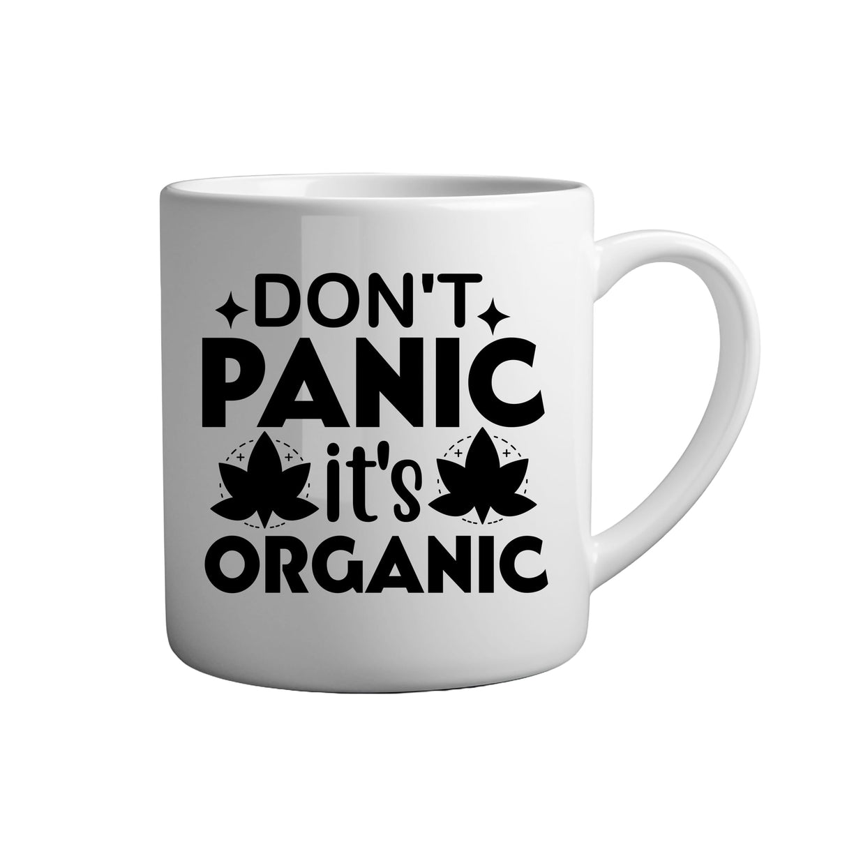 Tasse - Don't panic it`s organic - Tassenfuchs.de
