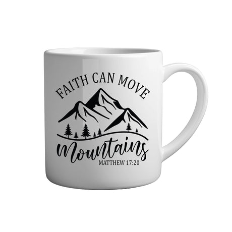 Tasse - Faith can move mountains - Tassenfuchs.de