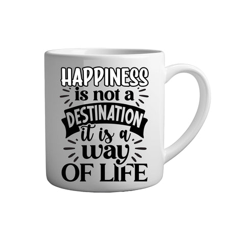 Tasse - Happiness is not a destination it is a way of life - Tassenfuchs.de