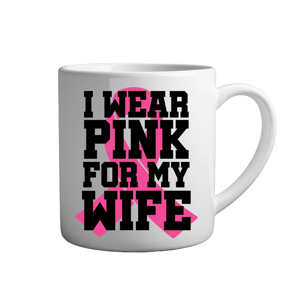 Tasse - I wear pink for my wife - Tassenfuchs.de