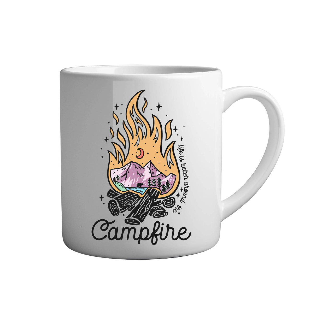 Tasse - Life is better around the campfire - Tassenfuchs.de