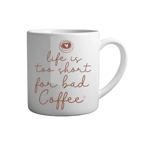 Tasse - Life is too short for bad coffee - Tassenfuchs.de
