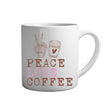 Tasse - Peace love coffee - Tassenfuchs.de
