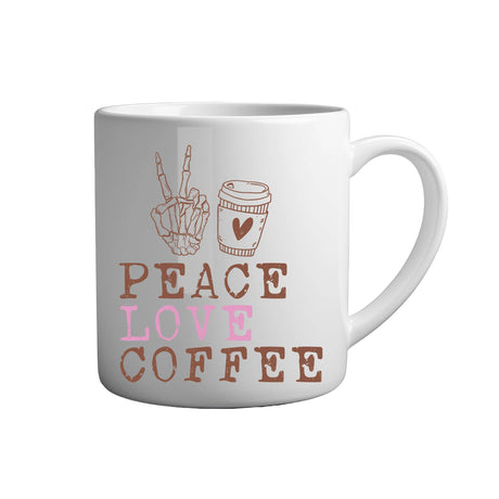 Tasse - Peace love coffee - Tassenfuchs.de