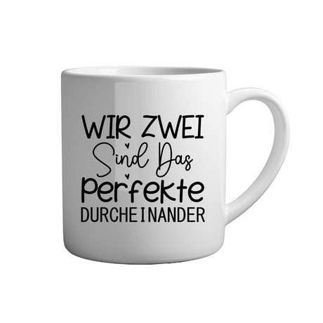 Tasse - Wir zwei sind das perfekte Durcheinander - Tassenfuchs.de