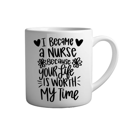 Tasse - Your life is worth my time - Tassenfuchs.de